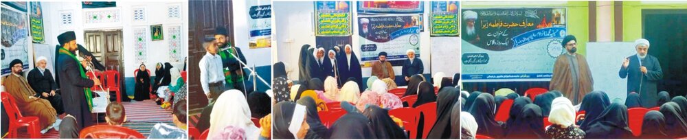 بارہ بنکی؛ مدرسہ جامعہ باب الحوائج میں’معارف حضرت فاطمہ زہرا ‘ کے عنوان سے عظیم الشان تعلیمی مظاہرے کا انعقاد