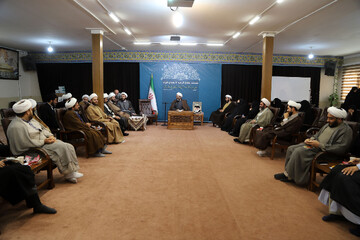 تصاویر/ دیدار مسئولان گروه‌های جهادی حوزوی استان همدان با نماینده مقام معظم رهبری در استان