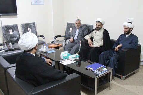دیدار مدیر دانش آموختگان معاون امور طلاب با مدیر حوزه علمیه بوشهر