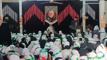 تصاویر/ اجتماع دختران حاج قاسم در کوهدشت