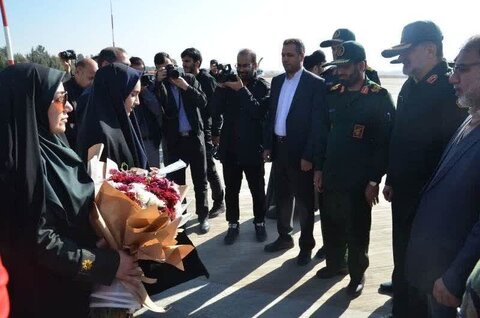 تصاویر ورود فرمانده کل انتظامی جمهوری اسلامی ایران به لرستان