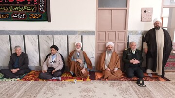 تصاویر/ مراسم چهارمین سالگرد شهادت حاج قاسم سلیمانی در حوزه علمیه اهر