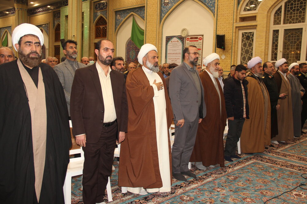 مراسم سالروز شهادت سردار سلیمانی و بزرگداشت آیت الله مصباح یزدی در قزوین