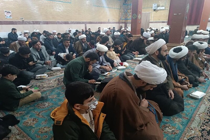 جشن میلاد حضرت فاطمه زهرا(س) در حوزه علمیه کرمانشاه برگزار شد+عکس