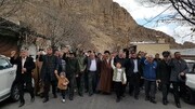 تصاویر/ راهپیمایی در محکومیت اقدام تروریستی گلزار شهدای کرمان در ماکو