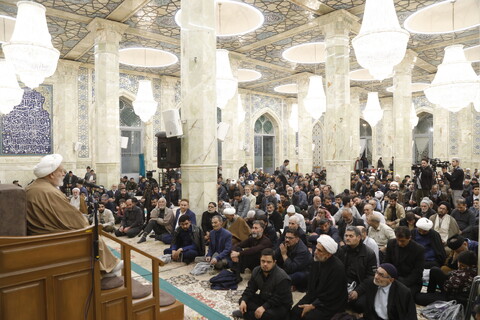 تصاویر/مراسم سی و یکمین سالگرد ارتحال آیت الله العظمی گلپایگانی در مسجد اعظم