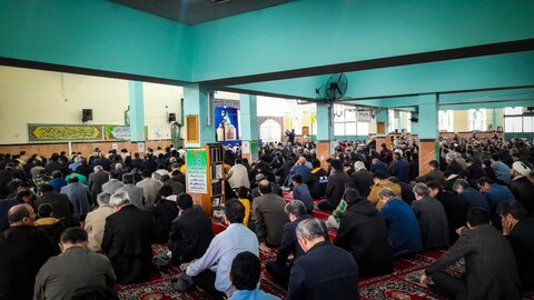 تصاویر/حضور پرشور نمازگزاران در نماز جمعه پارس آباد