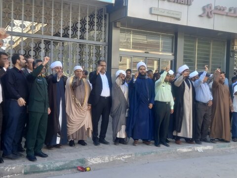 تصاویر/ اجتماع مردم بندر لنگه در محکومیت اقدام تروریستی کرمان