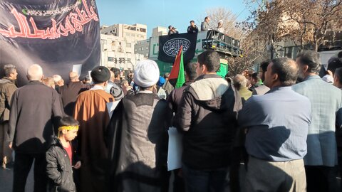 تصاویر راهپیمایی مردم مشهد در محکومیت اقدام تروریستی کرمان