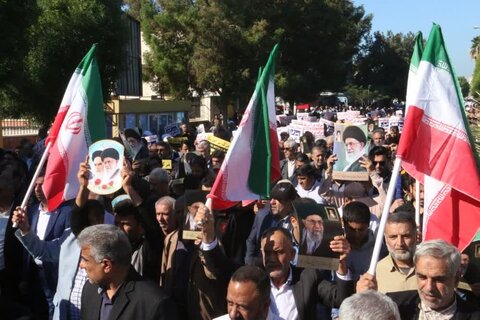 راهپیمایی بوشهری ‌ها در محکومیت اقدام تروریستی کرمان