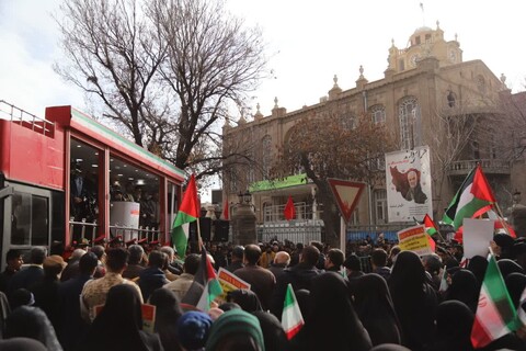 تصاویر/ راهپیمایی مردم تبریز در محکومیت جنایات تروریستی کرمان