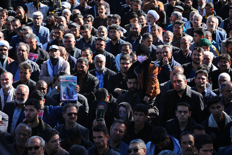 تصاویر/  مراسم وداع و تشییع شهدای جنایت تروریستی کرمان