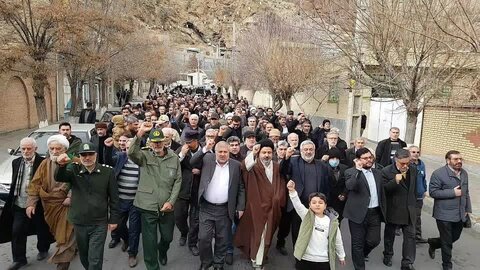 تصاویر/ برگزاری راهپیمایی در محکومیت اقدام تروریستی گلزار شهدای کرمان در ماکو