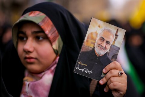 تصاویر/ تجمع مردم قزوین در محکومیت جنایت کرمان