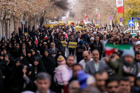 تصاویر/ تجمع مردم قزوین در محکومیت جنایت کرمان