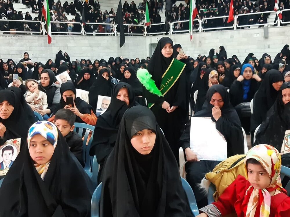 مراسم سالگرد شهادت حاج قاسم سلیمانی در کاشان برگزار شد+عکس