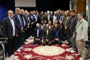 تصاویر/ دیدار اعضای شورای گزینش نهادهای اجرایی قم با آیت الله اعرافی