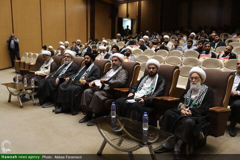بالصور/ مراسيم الذكرى السنوية الرابعة لشهادة الحاج قاسم سليماني وأبو مهدي المهندس في مدينة قم المقدسة