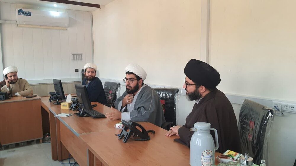 بازدید حجتالاسلام و المسلمین حسینی کوهساری از مرکز پاسخگویی به سوالات شرعی ۱۸۰۳