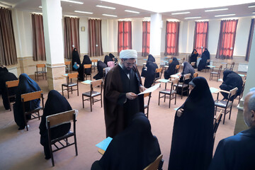 آزمون موسسه آموزش عالی حوزوی فدک برگزار شد