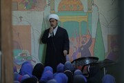 اجتماع دانش‌آموزی با حضور خادمان حرم مطهر حضرت سلطان علی بن باقر(ع) در راوند