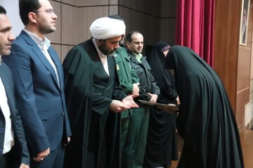 تصاویر/ مراسم گرامیداشت شهدای حادثه تروریستی کرمان و تقدیر از فعالین ایام فاطمیه در ارومیه