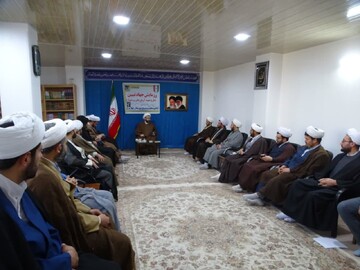 تصاویر/ رزمایش جهاد تبیین ویژه علما و روحانیون شهرستان چهاربرج