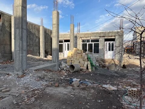 تصاویر/ بازدید جانشین فرمانده کل سپاه از روند بازسازی مناطق زلزله زده خوی