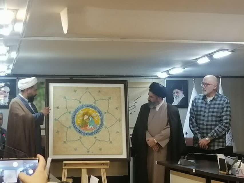 رونمایی از تابلوی فاطمه روح نبی در تهران