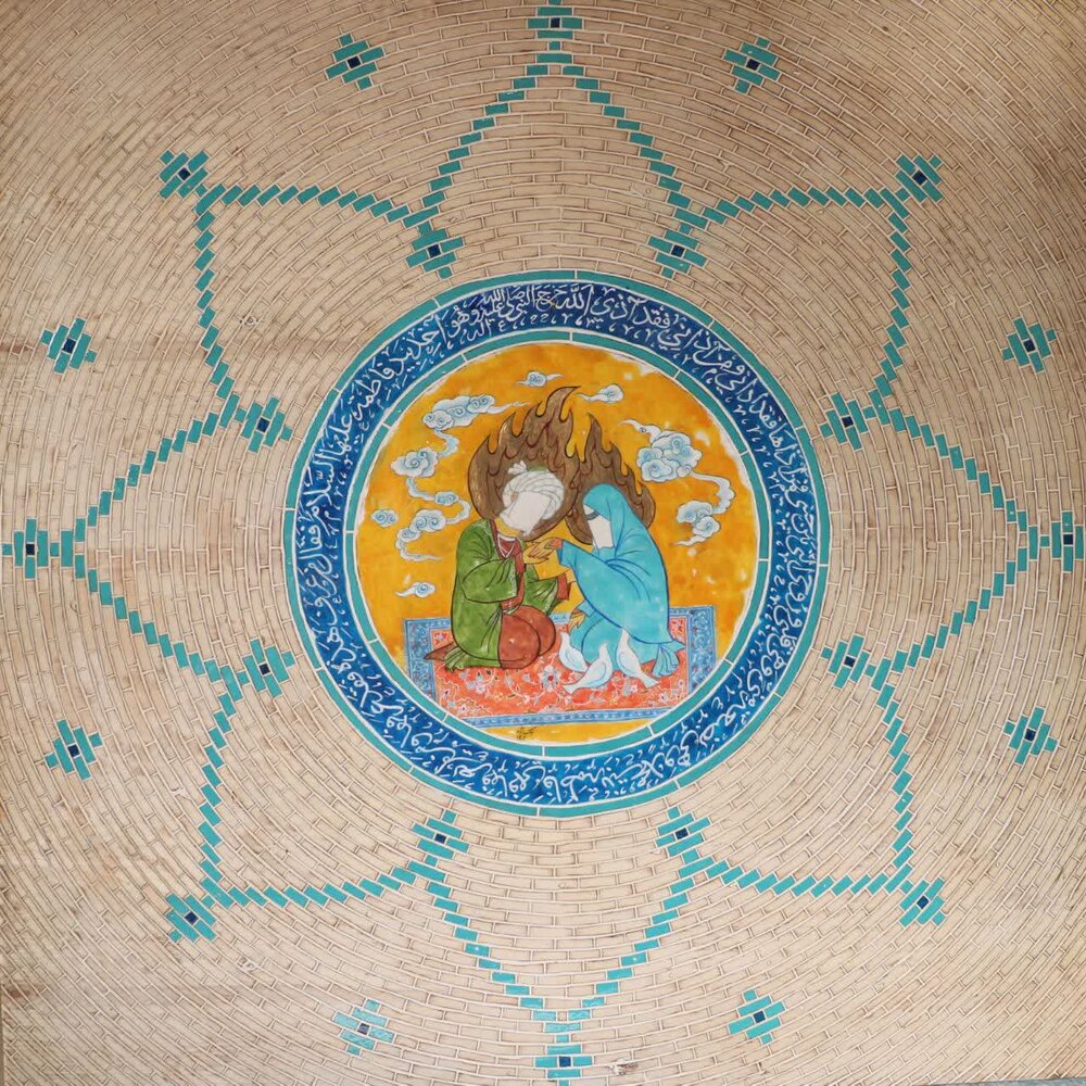 رونمایی از تابلوی فاطمه روح نبی در تهران