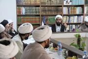 تصاویر/ جلسه نهادهای حوزوی بوشهر با مسئول دفتر سیاسی اجتماعی حوزه های علمیه