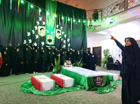 برگزاری مراسم یادبود شهدای حمله تروریستی گلزار شهدای کرمان