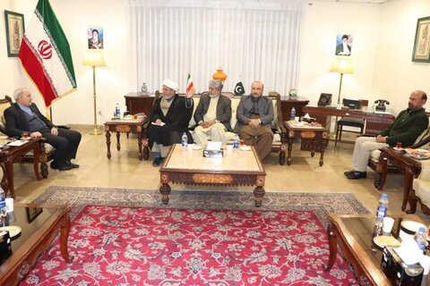 علامہ شبیر حسن میثمی کی سفیر جمہوریہ اسلامی ایران سے ملاقات