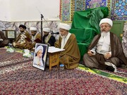 تصاویر/ برگزاری مجلس فاتحه در نجف در گرامیداشت ارتحال آیت الله محسن علی نجفی