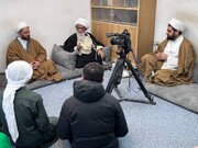 आयतुल्लाहिल उज़मा ह़ाफ़िज़ बशीर हुसैन नजफ़ी की खिदमत मे हज़रत अब्बास (अ) के हरम का विशेष प्रतिनिधिमंडल की उपस्थिति