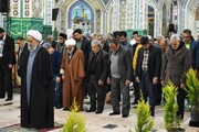 تصاویر/ مراسم دعای ندبه در آستان هلال بن علی (ع)
