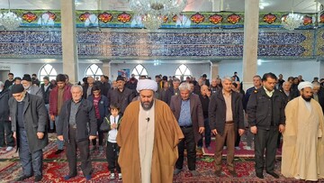 تصاویر/ اقامه نماز جمعه شهرستان ترکمانچای