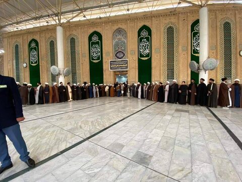 برگزاری مجلس فاتحه در نجف در گرامیداشت ارتحال آیت الله محسن علی نجفی