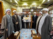 دیدار اعضای ستاد بزرگداشت آیت الله مصباح یزدی با تولیت محترم عتبه حسینی