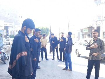 تصاویر/ دسته عزاداری شهادت امام هادی(ع) طلاب آل البیت (ع) بندرلنگه