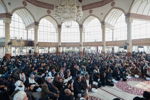 Photo / Holding a ceremony honoring Ayatollah Mohsen Ali Najafi in Pakistan