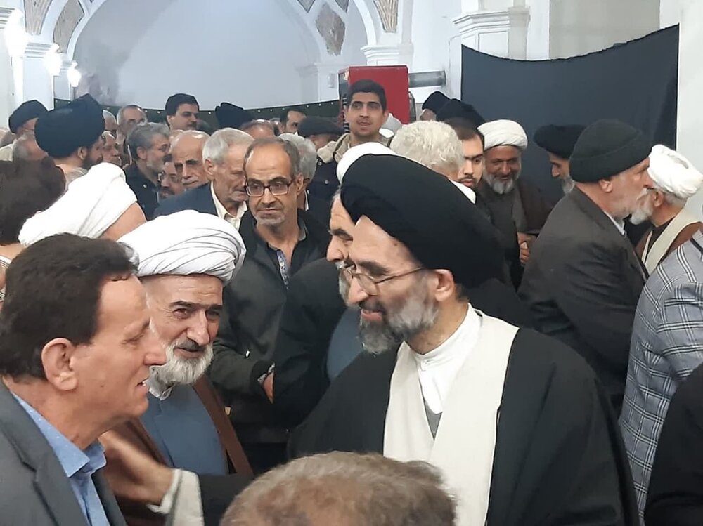 مراسم سالگرد ارتحال آیت الله یثربی در کاشان برگزار شد+عکس