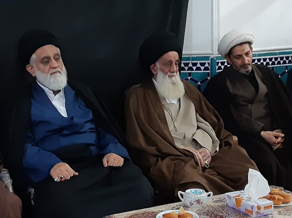 مراسم سالگرد ارتحال آیت الله یثربی در کاشان برگزار شد+عکس