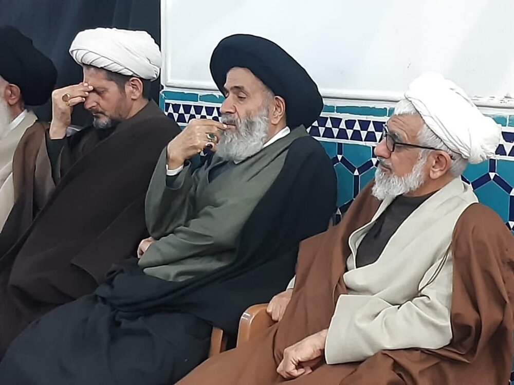 مراسم سالگرد ارتحال آیت الله یثربی در کاشان برگزار شد+عکس