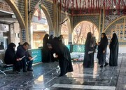 تصاویر/ طرح ختم قرآن به نیابت از ۲۳۰ شهید در گلزار شهدای شهرستان ساوه