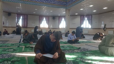 تصاویر/ امتحانات نیمسال اول مدرسه علمیه امام علی علیه السلام شهرستان سلماس