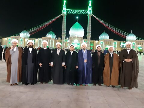 تصاویر/زیارت ائمه جمعه استان اردبیل از مسجد مقدس جمکران