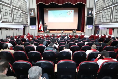 تصاویر/  آیین تکریم و معارفه مسئول دفتر نمایندگی ولی فقیه در جمعیت هلال احمر آذربایجان غربی