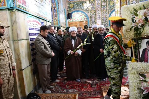 تصاویر/ چهاردهمین سالگرد شهادت دادستان فقید شهرستان خوی
