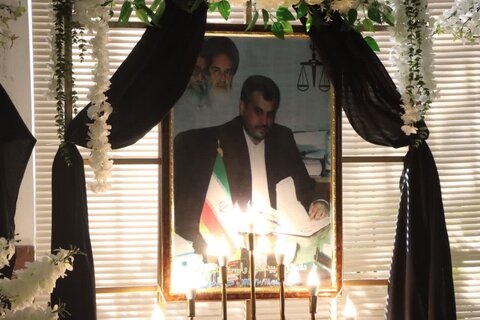 تصاویر/ چهاردهمین سالگرد شهادت دادستان فقید شهرستان خوی